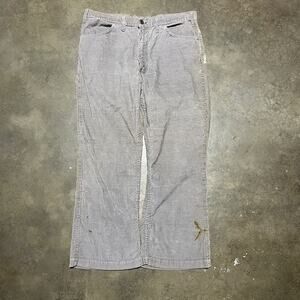 Vintage 70s Levi’s 646 Grey Bell Bottom Corduroys 34x26